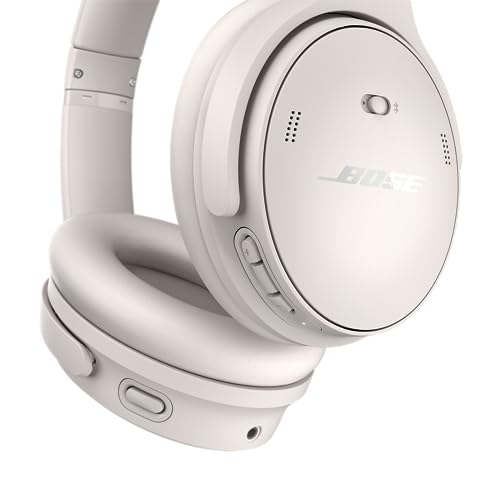 Bose QuietComfort Wireless Noise Cancelling Headphones, Bluetooth Over Ear Headphones with Up To 24 Hours of Battery Life, Black