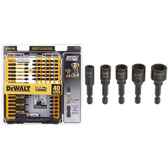 DEWALT Screwdriver Bit Set with Tough Case, 45-Piece (DW2166),Grey/Silver Screwdriving Set With Tough Case