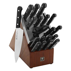 HENCKELS Premium Quality 15-Piece Knife Set with Block, Razor-Sharp, German Engineered Knife Informed by over 100 Years of Masterful Knife Making, Lightweight and Strong, Dishwasher Safe