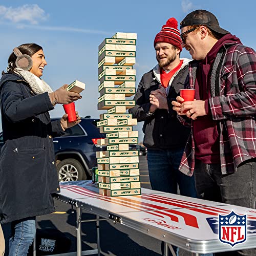 Wild Sports NFL XL Stackers – Stacks Over 5 ft. High – Direct Print HD Team Graphics Won't Peel or Fade – Great Gift for Any Football Fan! Family Outdoor Game for Backyard, Barbeque, or Tailgate Party