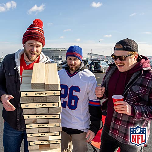 Wild Sports NFL XL Stackers – Stacks Over 5 ft. High – Direct Print HD Team Graphics Won't Peel or Fade – Great Gift for Any Football Fan! Family Outdoor Game for Backyard, Barbeque, or Tailgate Party