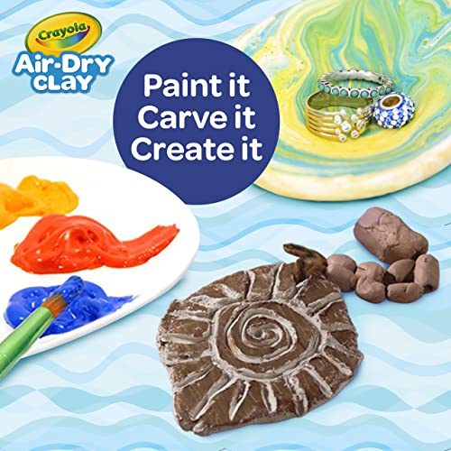 Crayola Air Dry Clay (5lb Bucket), Natural White Modeling Clay for Kids, Sculpting Material, Craft Supplies for Classrooms [Amazon Exclusive]