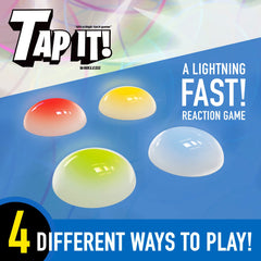 Fotorama Tap It Wireless Ultra High-Tech Pod , 4 Fun Games in One, Develop Hand-Eye Coordination, Agility, and Memory, Up to 8 Players, for Ages 6 and Up , White