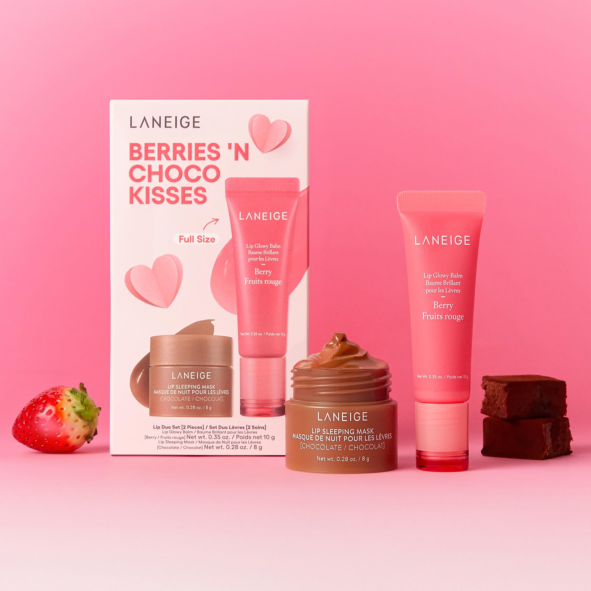 LANEIGE Lip Glowy Balm: Hydrate, Glossy, Lightweight, Moisturize & Tint with Shea Butter