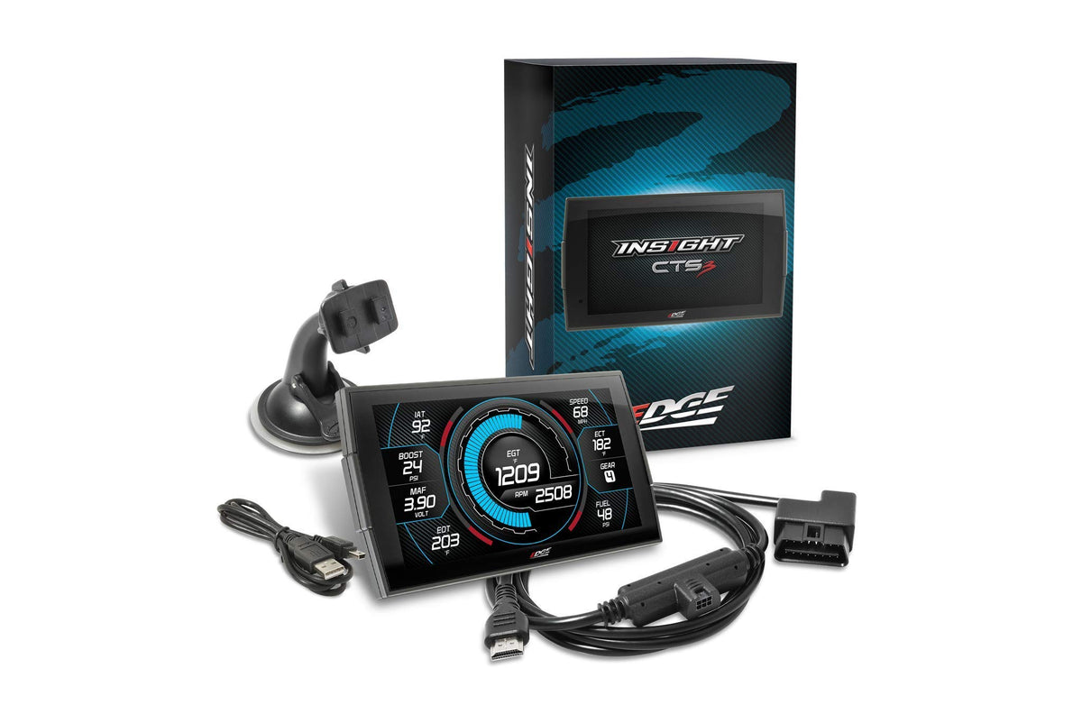 Krazy On Highways Edge Insight CTS3 Digital Gauge, Compatible with 1996 & Up OBD-II Vehicles. 84130-3