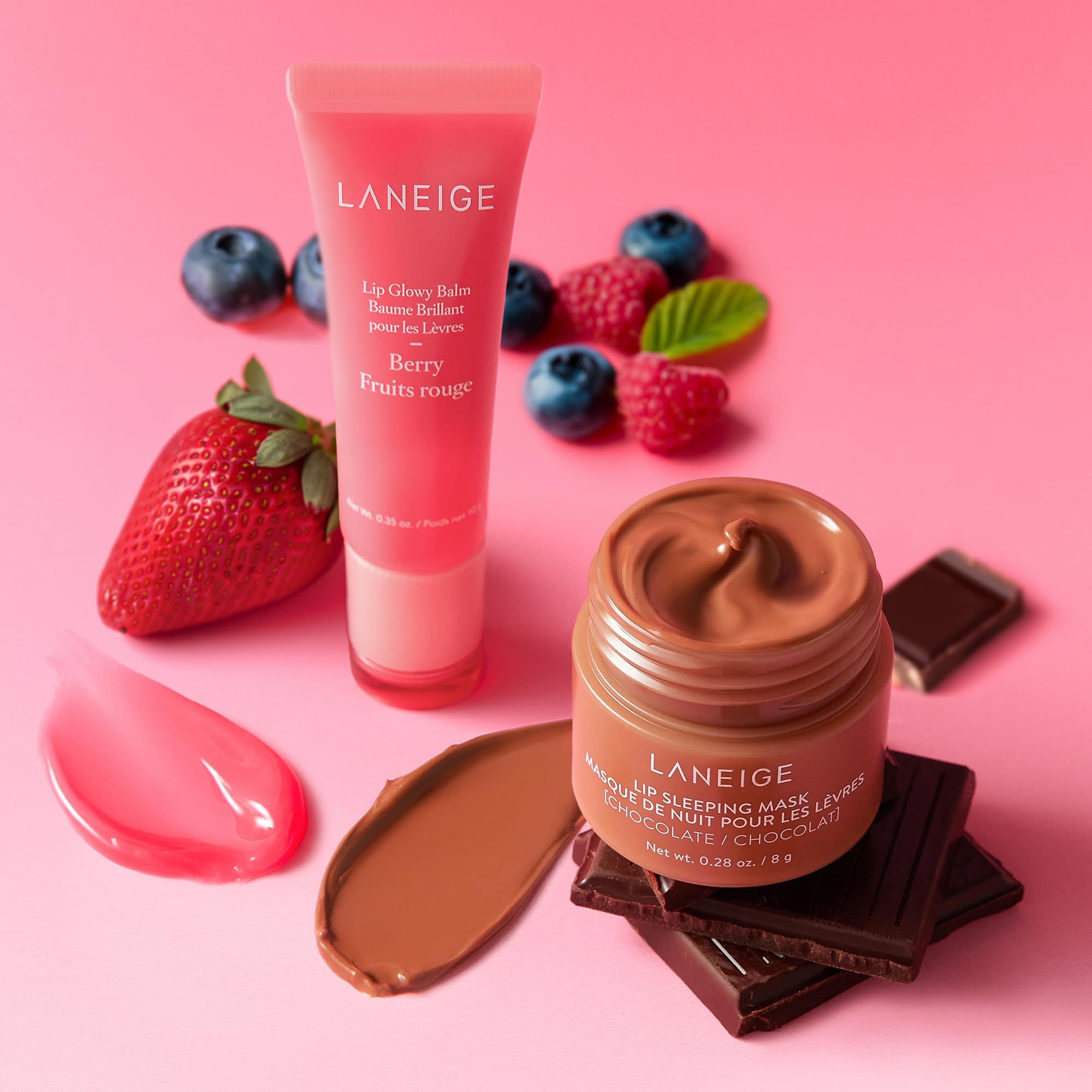 LANEIGE Lip Glowy Balm: Hydrate, Glossy, Lightweight, Moisturize & Tint with Shea Butter