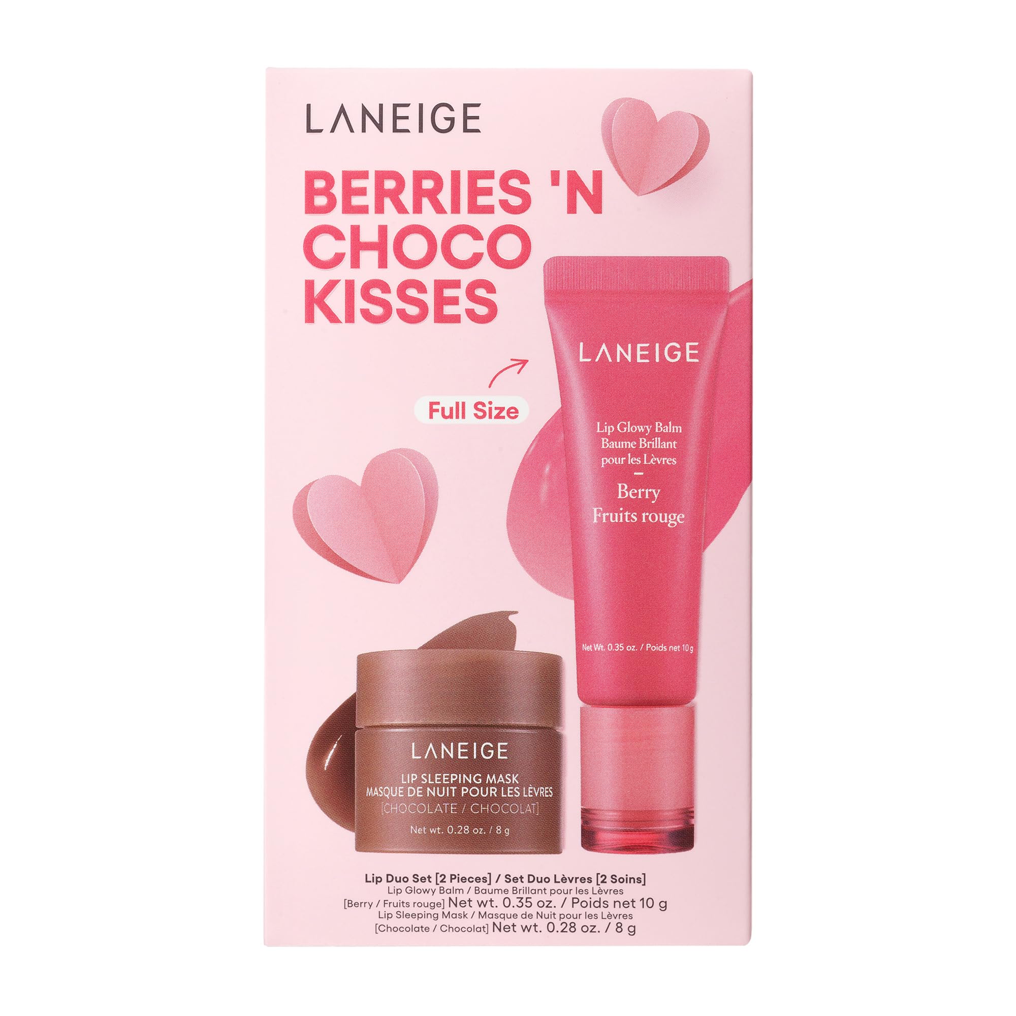 LANEIGE Lip Glowy Balm: Hydrate, Glossy, Lightweight, Moisturize & Tint with Shea Butter